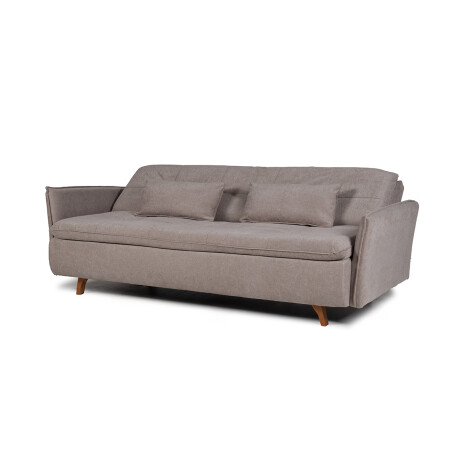 Sofá Cama Maira - C/Brazos - Tela Microfibra 10287 (Tostado)