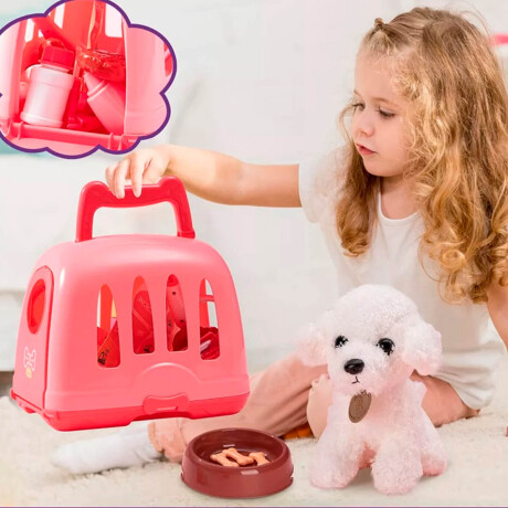 Set Peluquería Mascota Juguete Peluche C/casa + Acc Jug022107