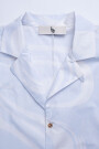 CAMP-COLLAR BOXY SHIRT Marble Sky