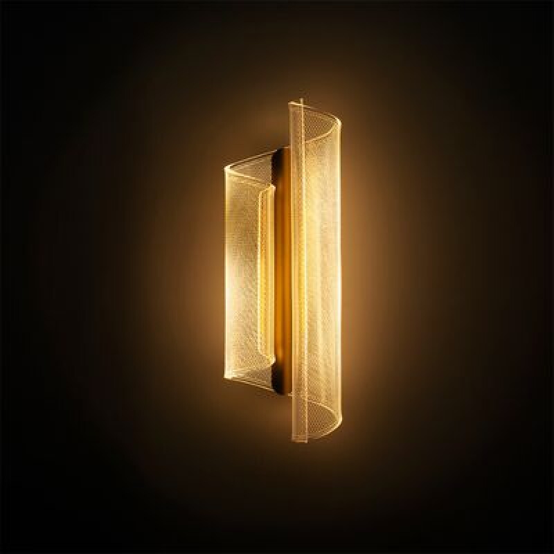 APLIQUE LED MAITE 7W ALUMINIO 320MM 3000K DORADO APLIQUE LED MAITE 7W ALUMINIO 320MM 3000K DORADO