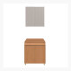 JUEGO MODULAR PARA COCINA INCLUYE AEREO Y BAJO MESADA GAMAS DE BEIGE