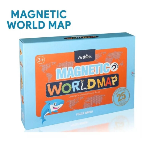 Puzzle Mapamundi Magnético 25pcs Puzzle Mapamundi Magnético 25pcs