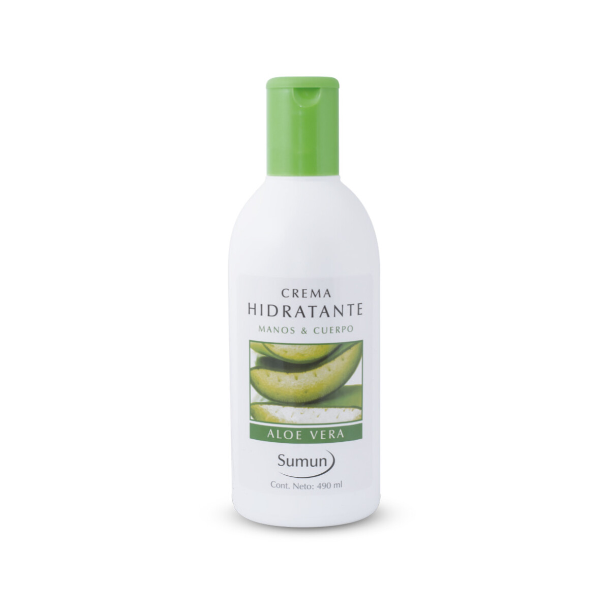 CREMA SUMUN HIDRATANTE MANOS Y CUERPO ALOE VERA 490 CC 