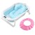 Baño Bebé Plegable + Colchón Baby Splash + Gorra Variante Color Rosa