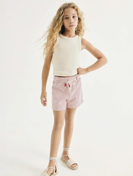 CONJUNTO INFANTIL CON ESTAMPA BEIGE