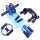 Set X 6 Ruedas Abdominal Hand Grip Expert Fitness Azul