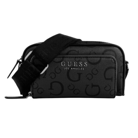 Cartera Guess BB947969-COA 18X6X12Cm Universo Binario NEGRO