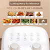 Freidora Sin Aceite Marvo Antiadherente 1350w 4,4lts Blanca Freidora Sin Aceite Marvo Antiadherente 1350w 4,4lts Blanca