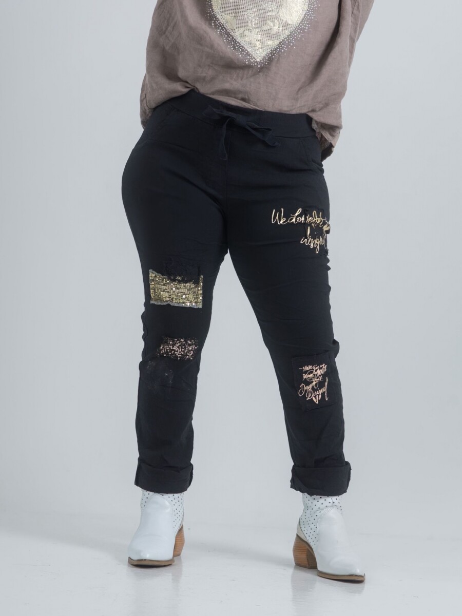 Pantalón con Lycra ALICE Negro