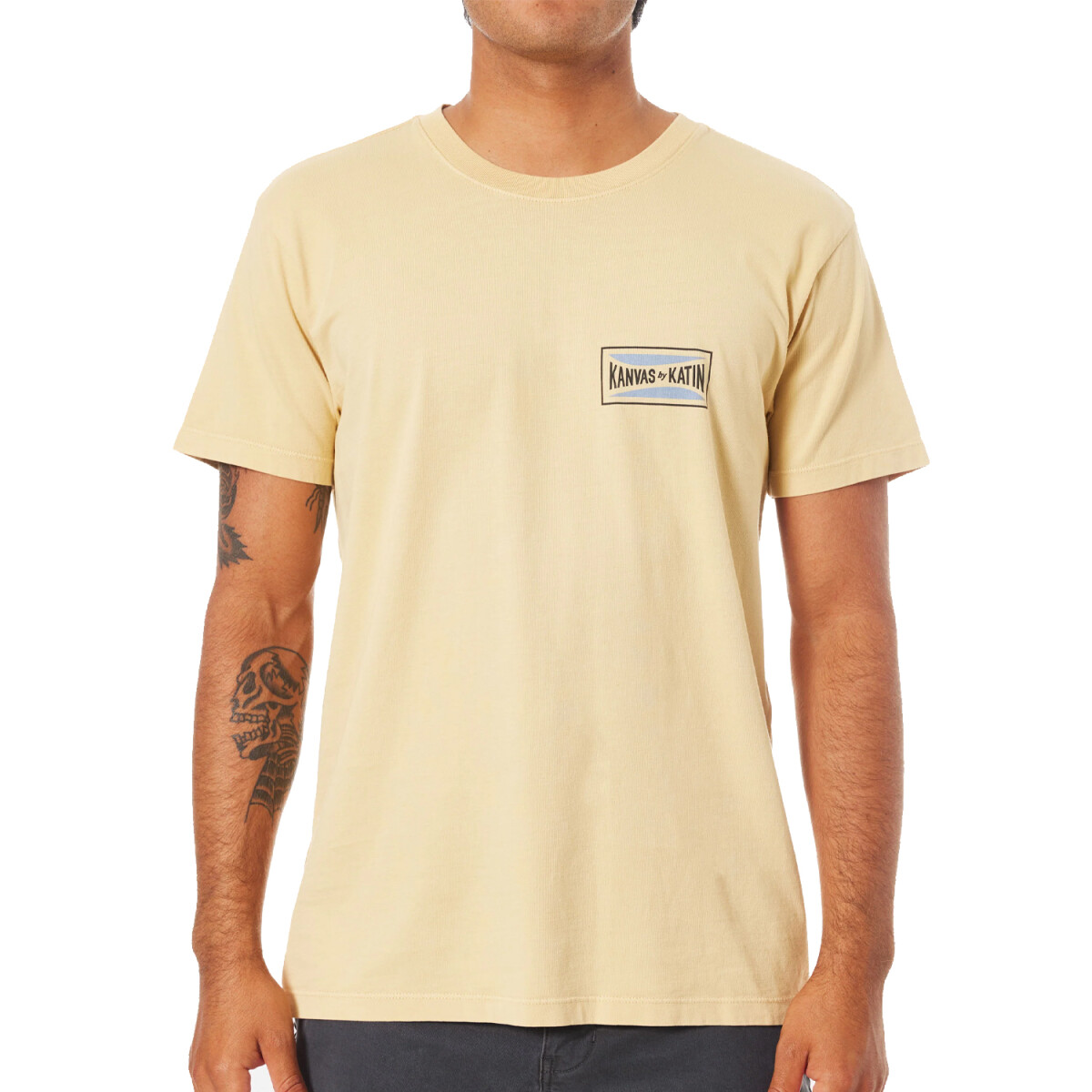 Remera Katin Scrubber Amarillo 