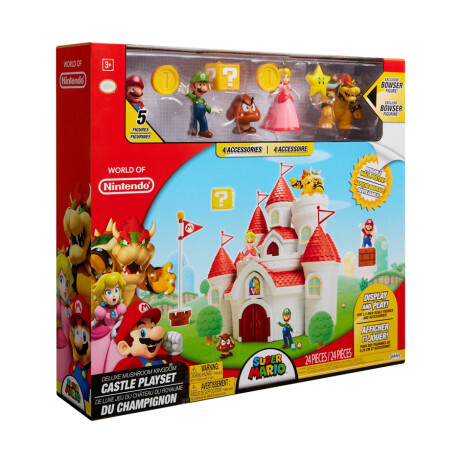 Super Mario • Deluxe Mushroom Kingdom Castle Playset Super Mario • Deluxe Mushroom Kingdom Castle Playset