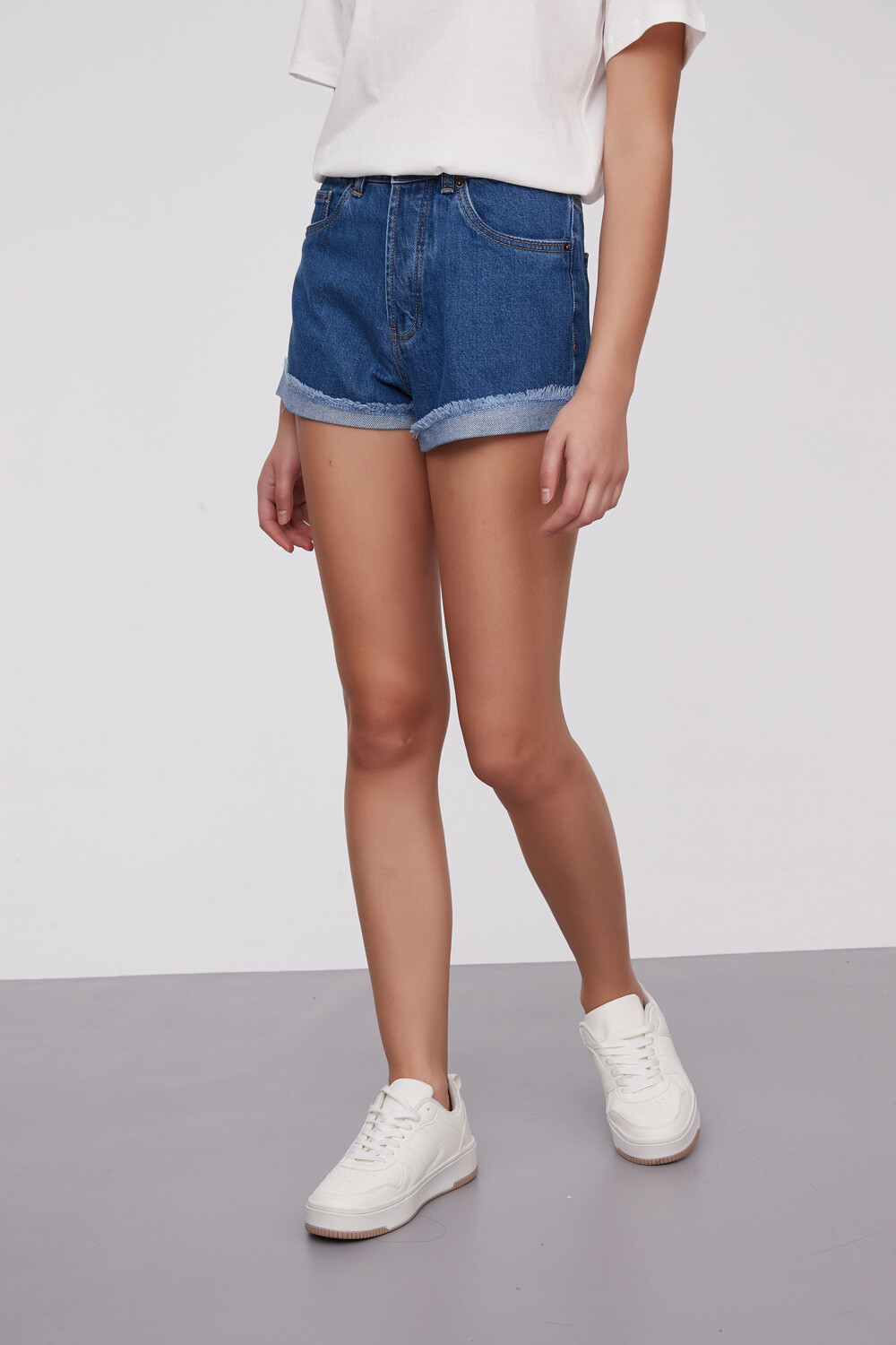 Short Tagliani Azul Medio