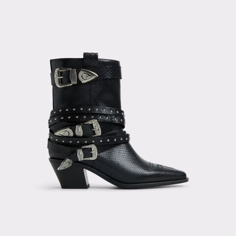 EMBERLYNX BLACK EMB CROCO LEATHER BLACK