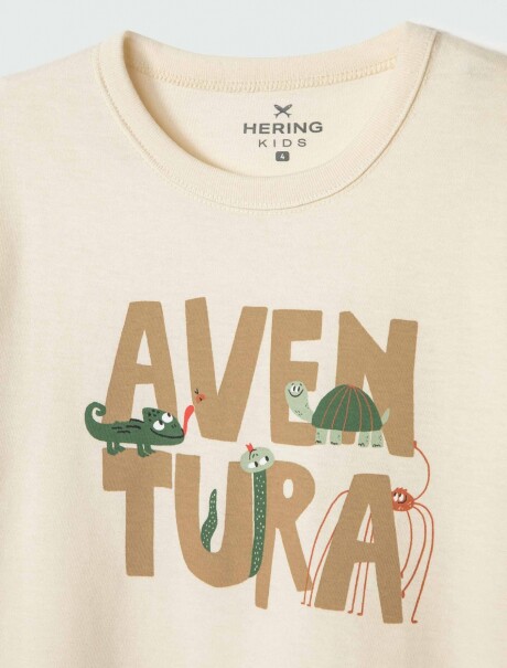 CAMISETA INFANTIL CON ESTAMPA SUELA