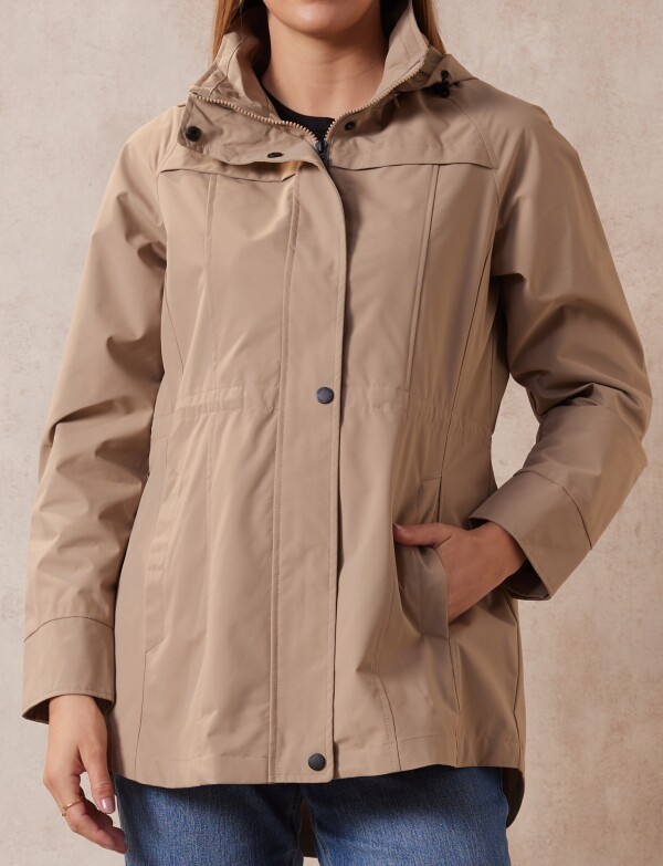 Campera Impermeable BEIGE