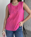 Blusa Palm fucsia