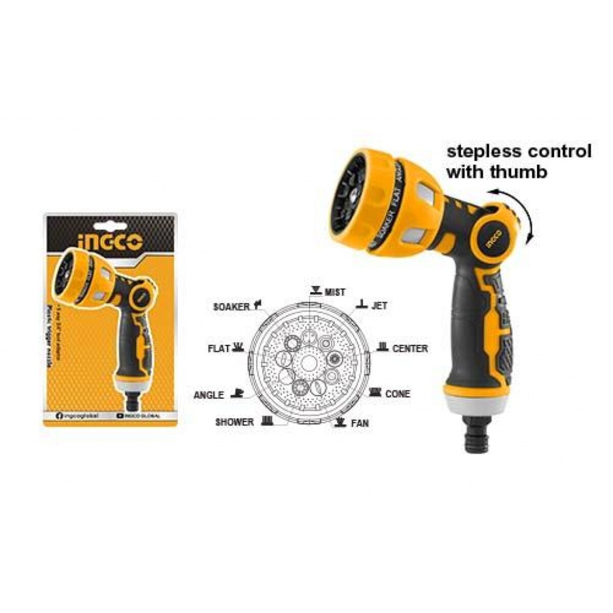 RIEGO PUNTERO HWSG6091 MANGUERA AJUSTABLE 