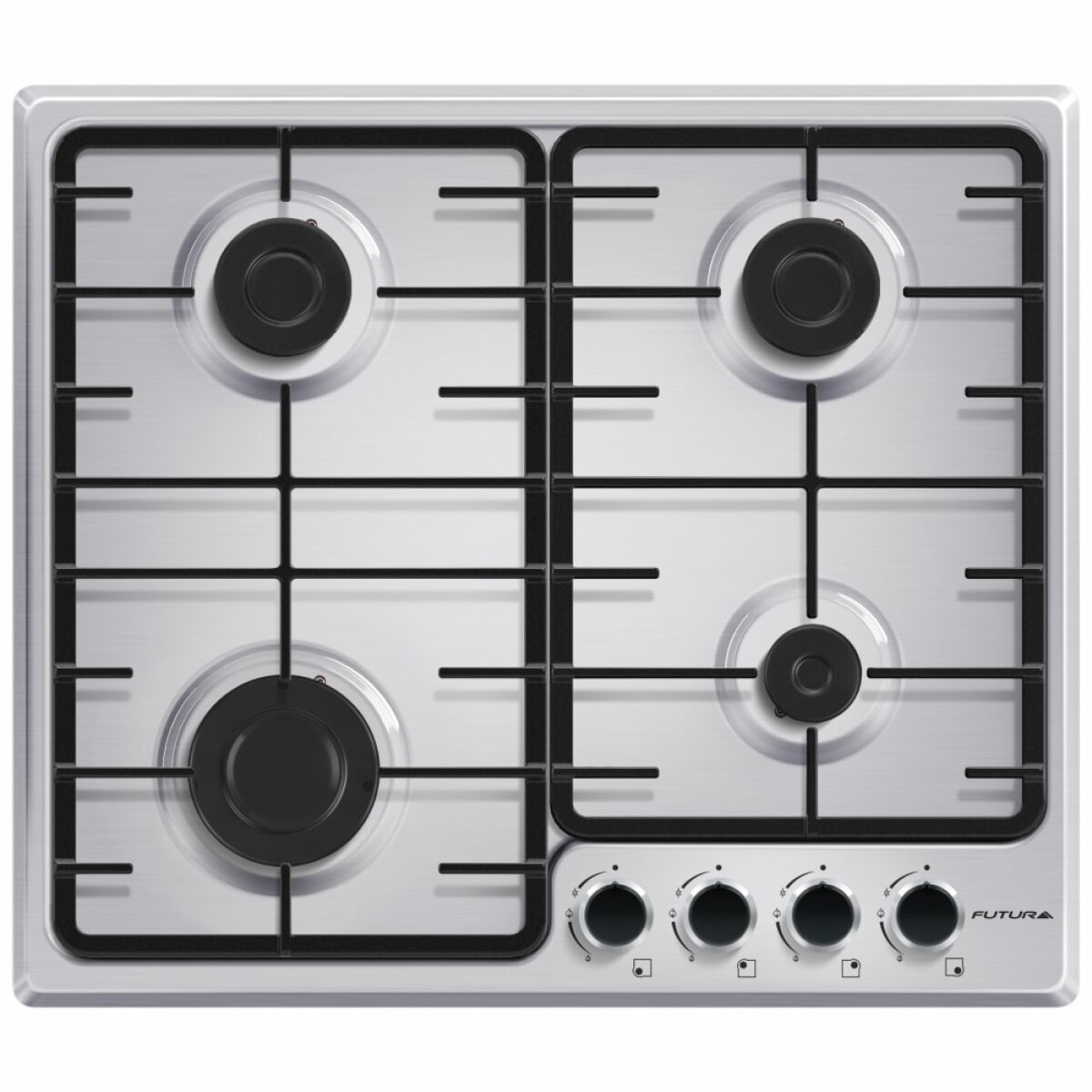 Anafe a gas Futura Plus Inox 60cm 