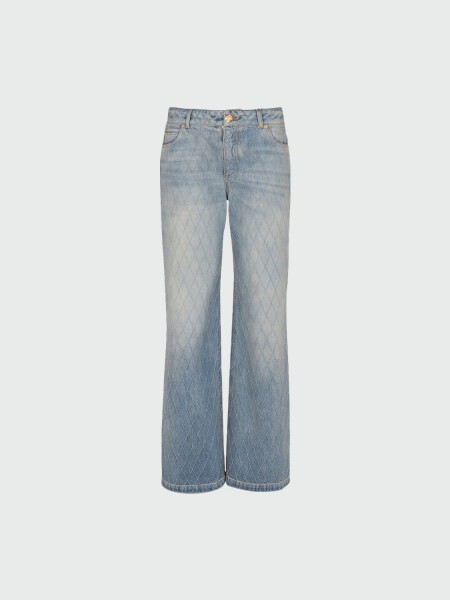 BALMAIN - JEANS STRAIGHT-FIT DIAMOND DENIM 6FC