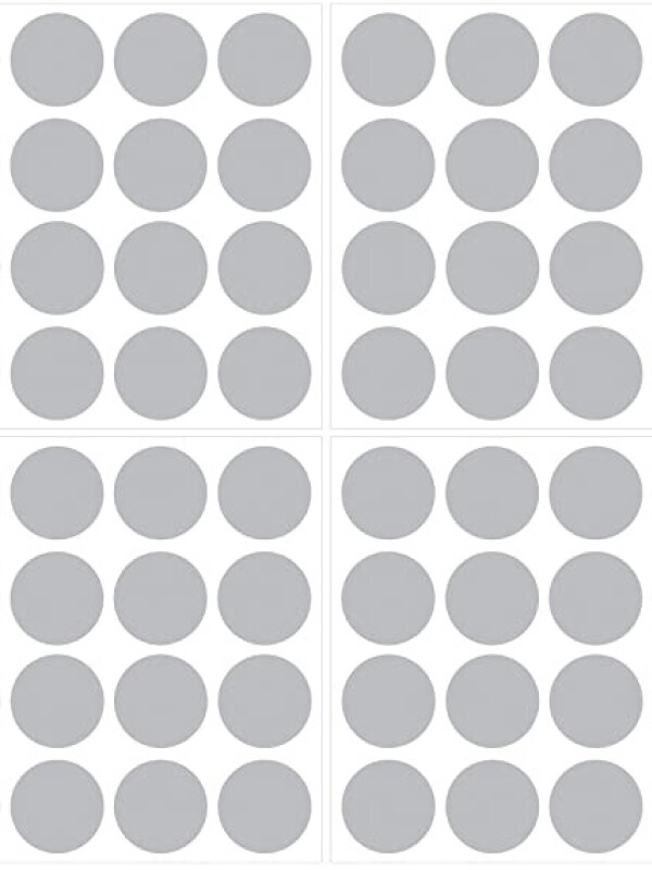 WALLPOPS METALLIC SILVER CONFETTI N/A
