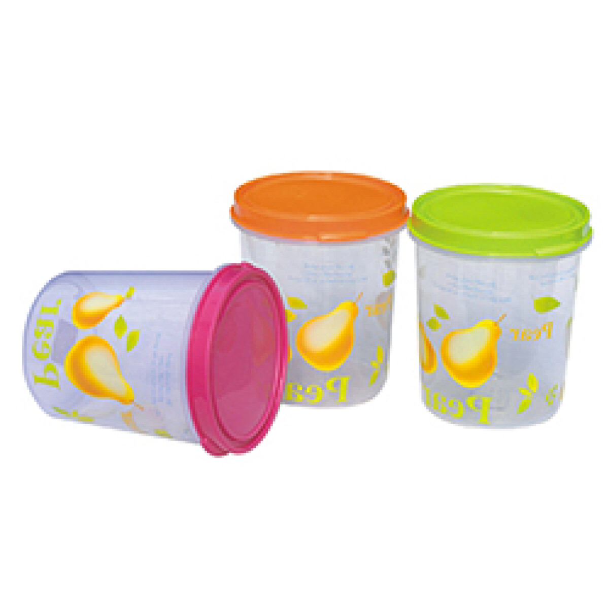 RECIPIENTE HERMETICO 3.4L PLASTICO. D18xH20CM 