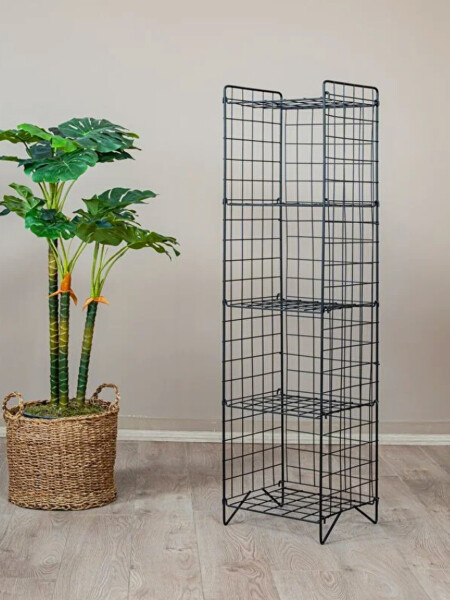 ESTANTERIA 4CUBOS NEGRO