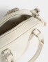 Bowling Cartera Bowling Con Charm - Blanco Crudo