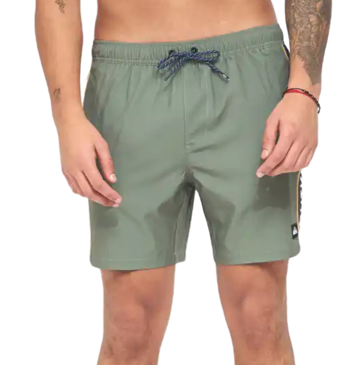 Short Quiksilver Franja Logo - Verde 