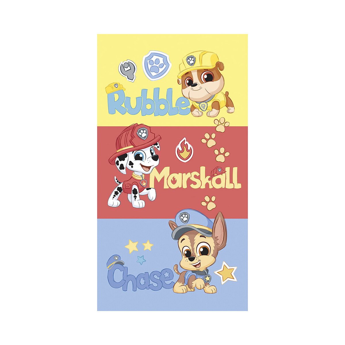 Toalla Infantil Playera Paw Patrol 100% Algodón 70 x 130 cm - MULTICOLOR 