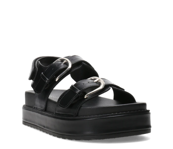 Sandalia KOW con dos tiras Black