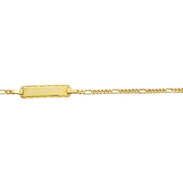 Pulsera Identidad Cartier -Oro bajo-Sin Piedra-PU8040 sinpiedra