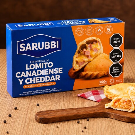 Caja X5 de Empanadas Lomito y Cheddar Sarubbi 350GR 001