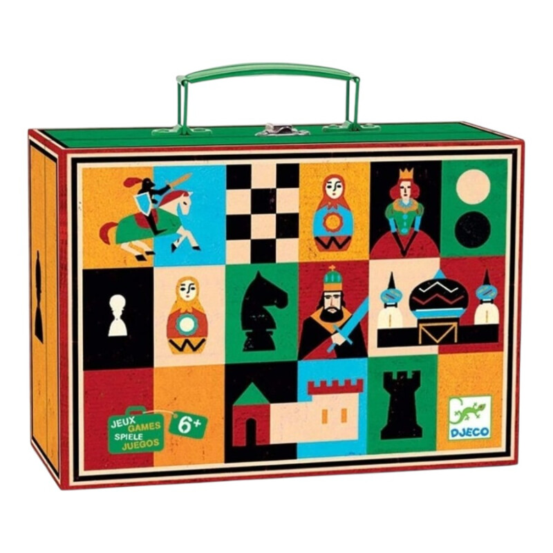 Juego Ajedrez y Damas 2 en 1 Djeco Juego Ajedrez y Damas 2 en 1 Djeco