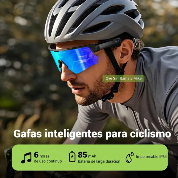 Lentes Inteligentes Blackview D2 Bluetooth Uv400 LENTES SMART BLACKVIEW D2 SPORT AZUL CL