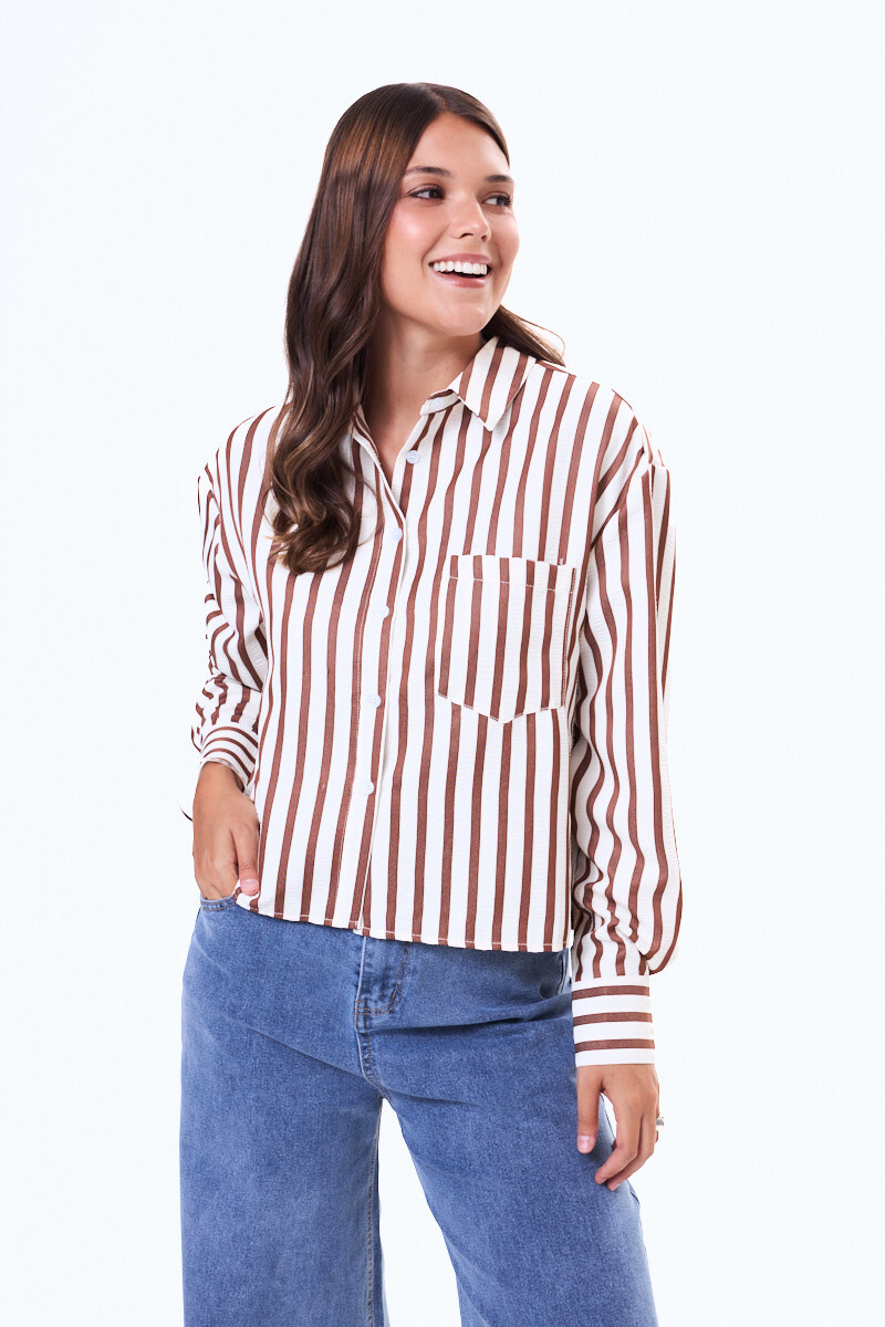 Camisa Maracaibo Marron