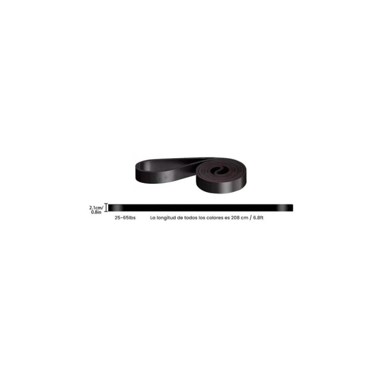 Banda Elastica de Resistencia para Ejercicio Fitness 21mm Banda Elastica de Resistencia para Ejercicio Fitness 21mm