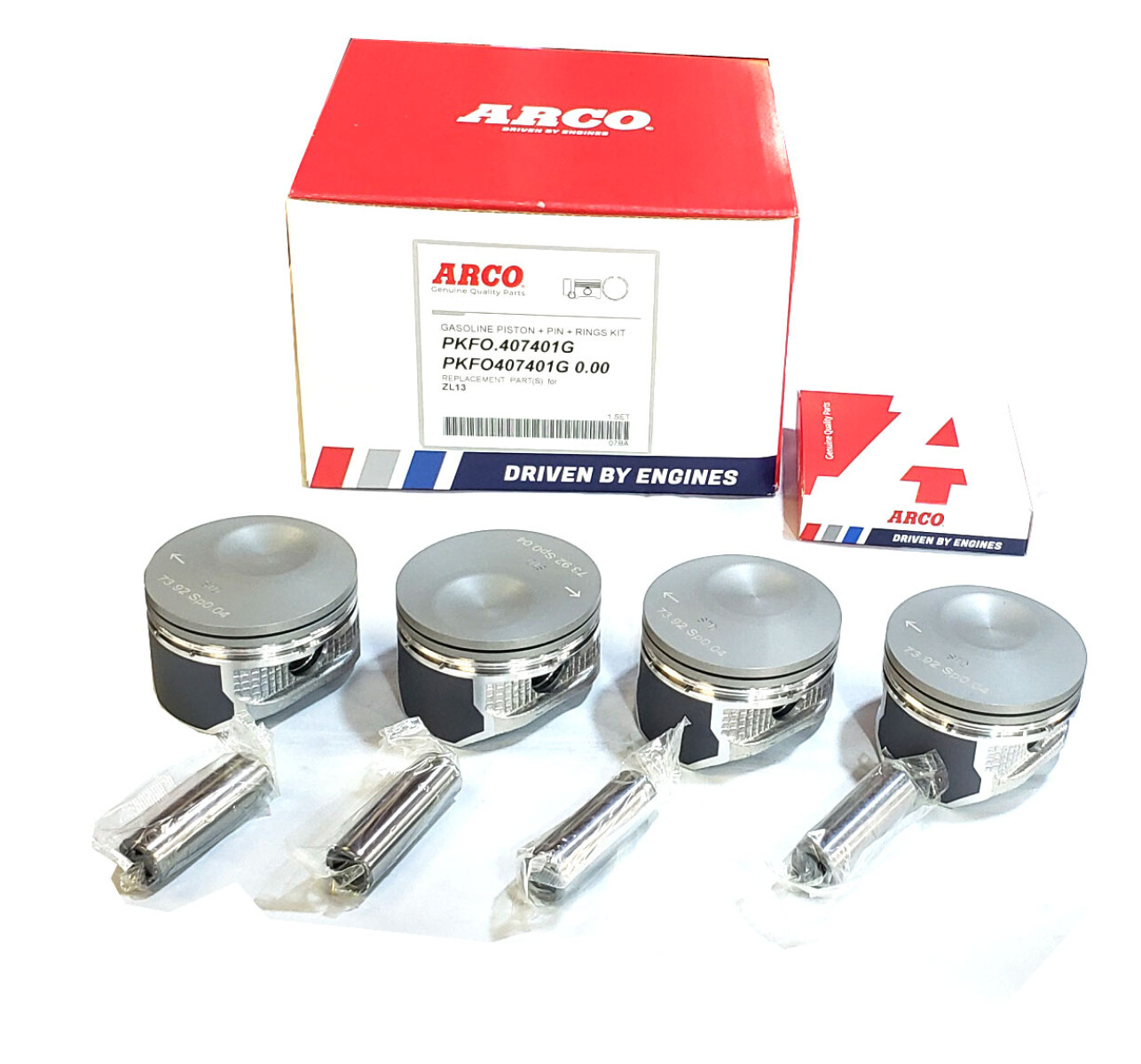 PISTON FORD C-PERNO AROS FIESTA KA STD 74MM 1.3 ENDURA C/POZO ARCO 