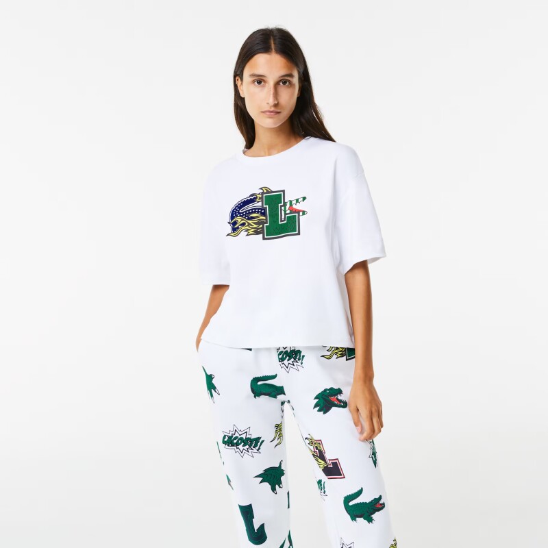 REMERA LACOSTE HOLIDAY OVERSIZED REMERA LACOSTE HOLIDAY OVERSIZED