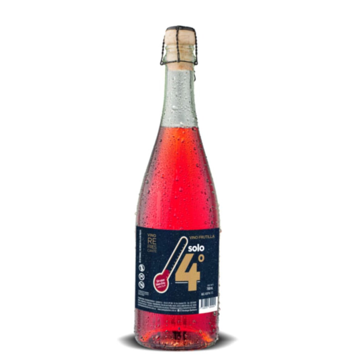 Vino refrescante frutilla Bodega Barbero 750mL 