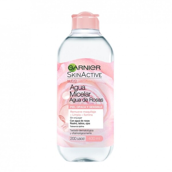 Agua Micelar de Rosas Garnier Skin Active 400ml Agua Micelar de Rosas Garnier Skin Active 400ml