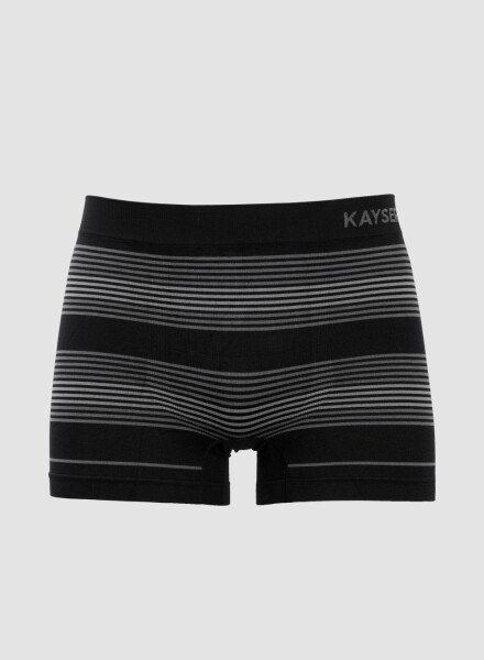 Boxer microfibra rayado Negro