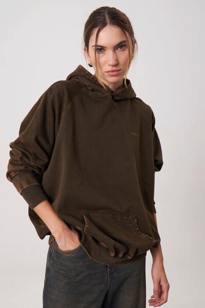 BUZO HOODIE HABANO Habano