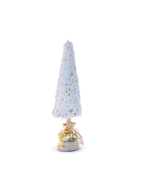 ADORNO ARBOL NAVIDAD MDF/TELA D8x32CM ADORNO ARBOL NAVIDAD MDF/TELA D8x32CM