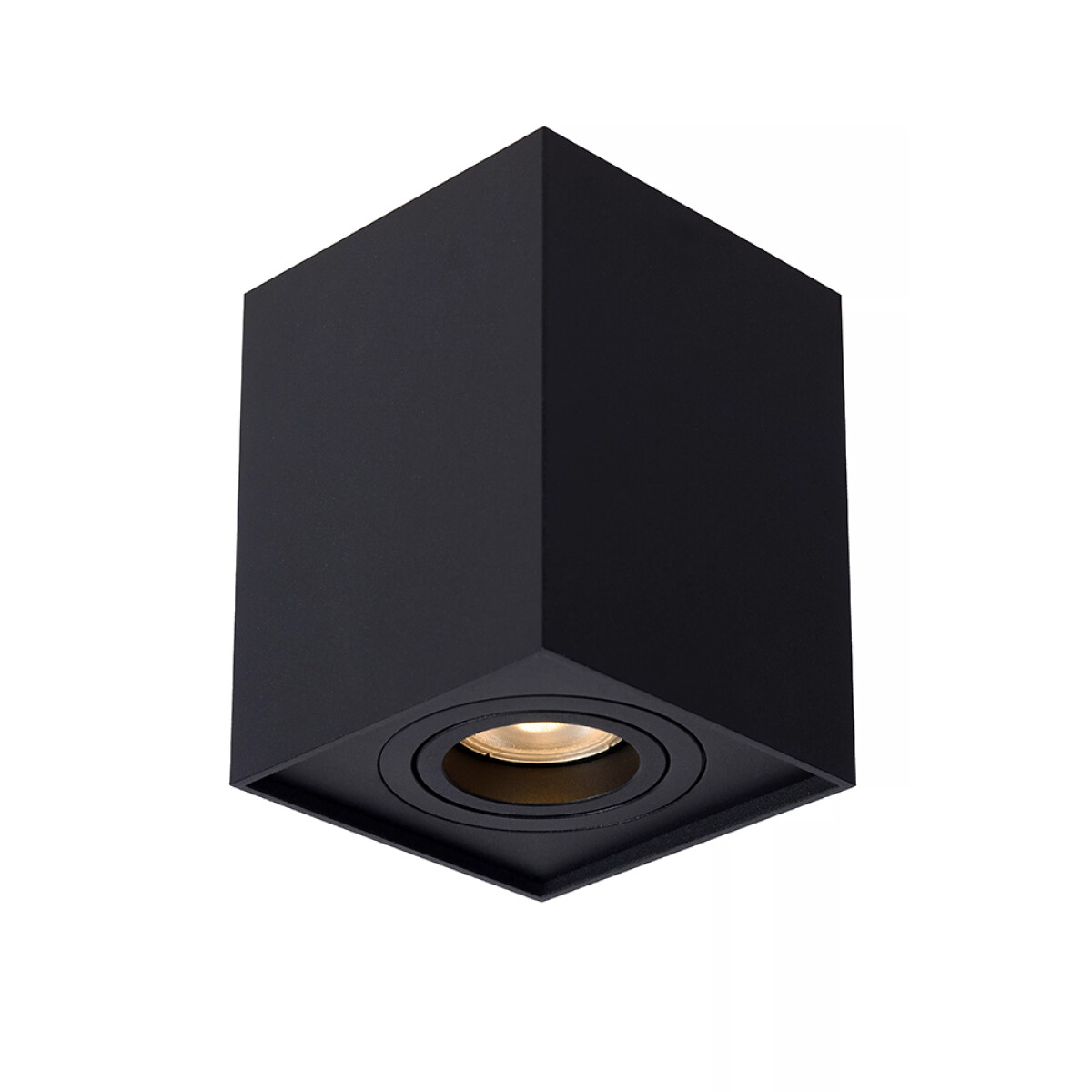 Lámpara de Techo Lux Bari Downlight Cuadrado Negro 