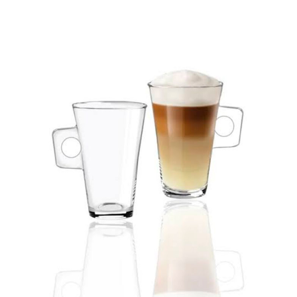 Set x2 Taza con asa Gaiyo 250 ml - TRANSPARENTE 