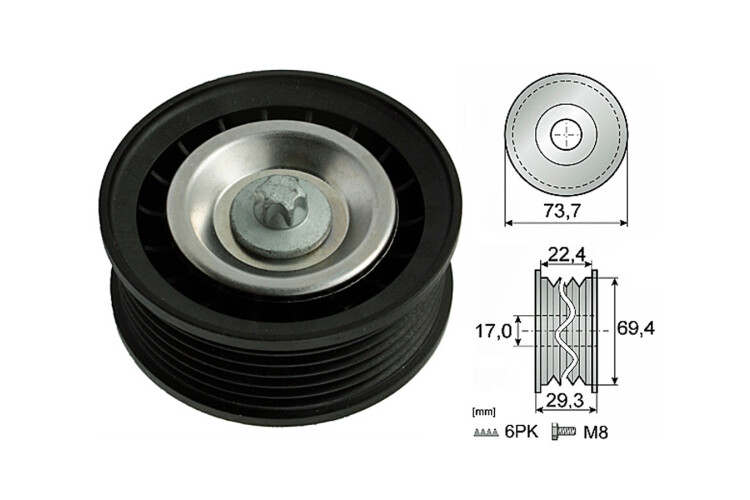 Tensor Guia Correa Ford Focus 14-25 Tensor Guia Correa Ford Focus 14-25