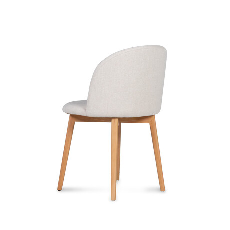 Silla Nina - Freijo - Tela Rústica 1906 (Beige)