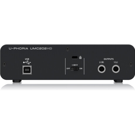 INTERFAZ DE AUDIO BEHRINGER UMC202HD INTERFAZ DE AUDIO BEHRINGER UMC202HD