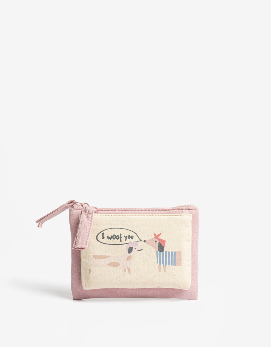 Monedero Doble Estampado 