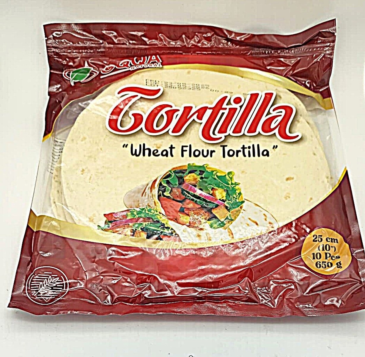 Tortilla 25cm 10 Unidades 
